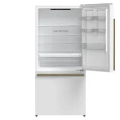 FORNO Réfrigerateur 17,2 pi3 31 po Blanc Congélateur en bas - FFFFD1785-31