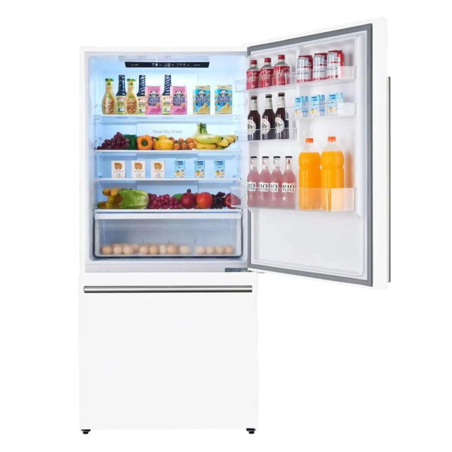 FORNO Réfrigerateur 17,2 pi3 31 po Blanc Congélateur en bas - FFFFD1785-31