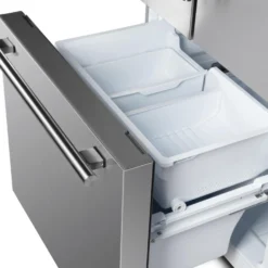 FORNO Réfrigerateur 17,5 pi3 30 po Inox Portes françaises - FFFFD1974-31