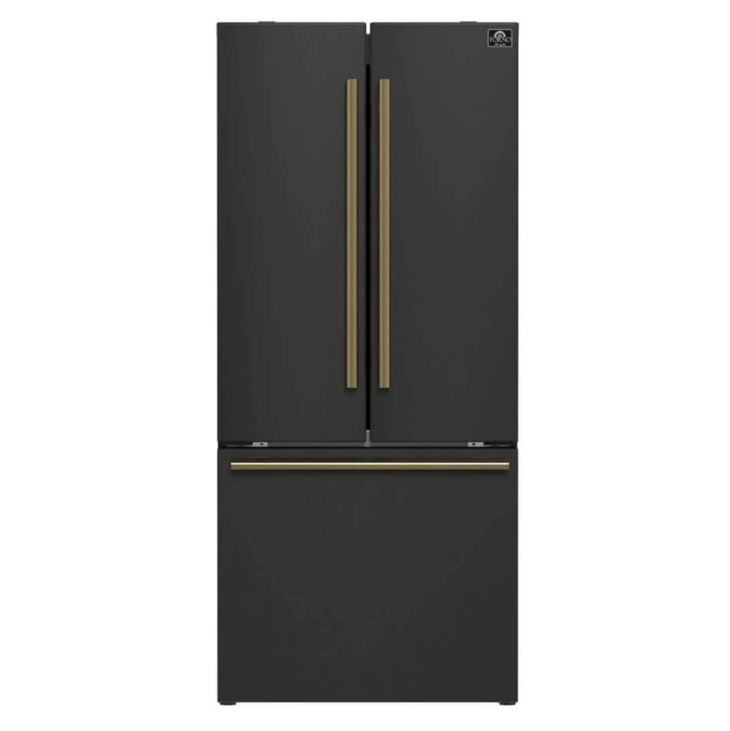 FORNO Réfrigerateur 17,5 pi3 30 po Noir Portes françaises - FFFFD1974-31