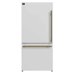 FORNO Réfrigérateur 17,2 pi3 31 po Blanc Congélateur en bas - FFFFD1786-31