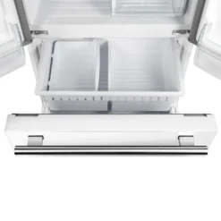 FORNO Réfrigérateur 17,5 pi3 30 po Blanc Portes françaises - FFFFD1974-31