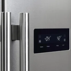 FORNO Réfrigérateur 15,6 pi3 33 po Inox Côte à côte - FFRBI1805-33