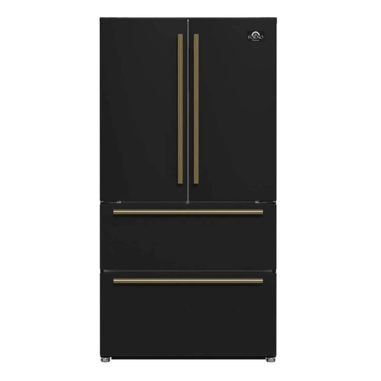 FORNO Réfrigérateur 19,2 pi3 36 po Noir Portes françaises - FFRBI1820-36
