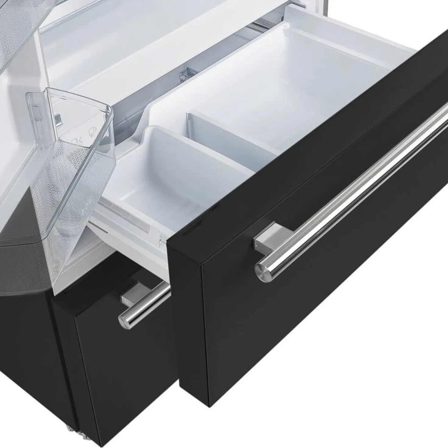 FORNO Réfrigérateur 19,2 pi3 36 po Noir Portes françaises - FFRBI1820-36