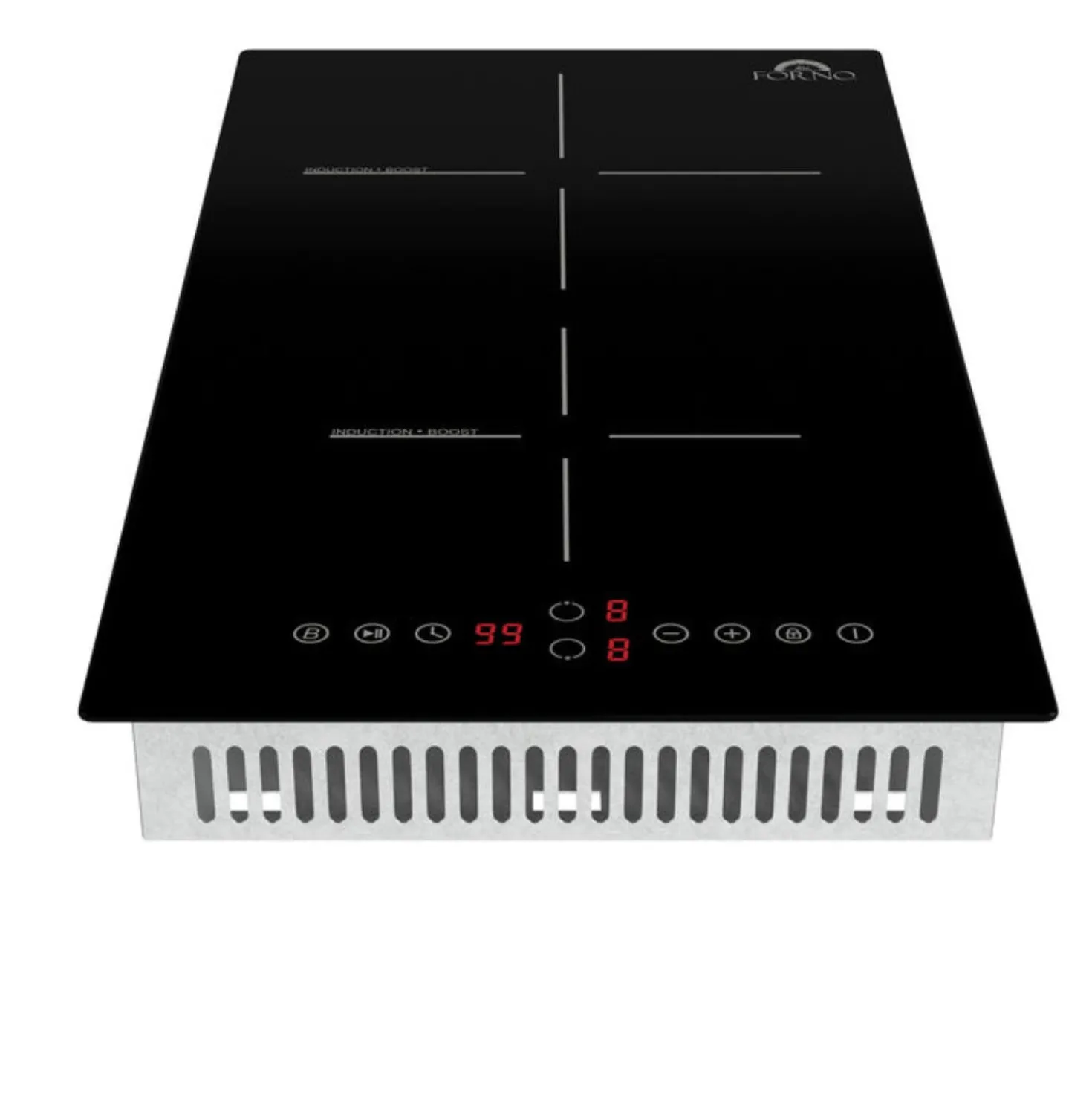 FORNO Table de cuisson 12 po Induction Noir 11.34" Noir - FCTIN0583-12