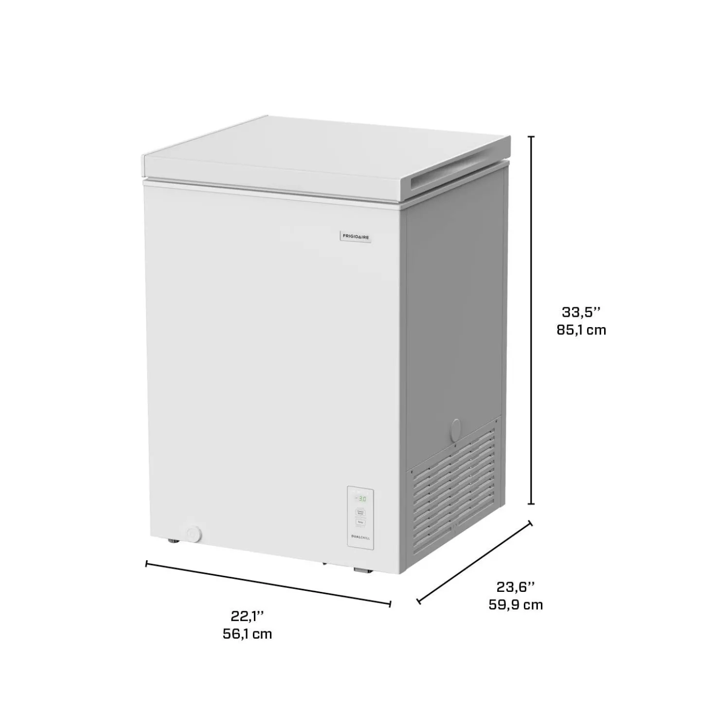 FRIGIDAIRE Congélateur convertible 5 pi3, Blanc, Horizontal, 22.05" - FFCS0562AW