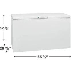 Frigidaire Congélateur 15 pi3, Blanc, Horizontal, 55