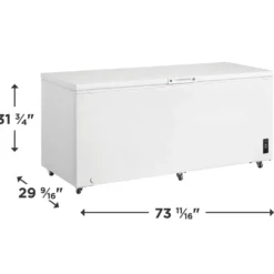 Frigidaire Congélateur 20 pi3, Blanc, Horizontal, 74