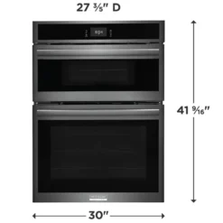 FRIGIDAIRE GALLERY Combinaison four encastrée et micro-ondes Inox noir30
