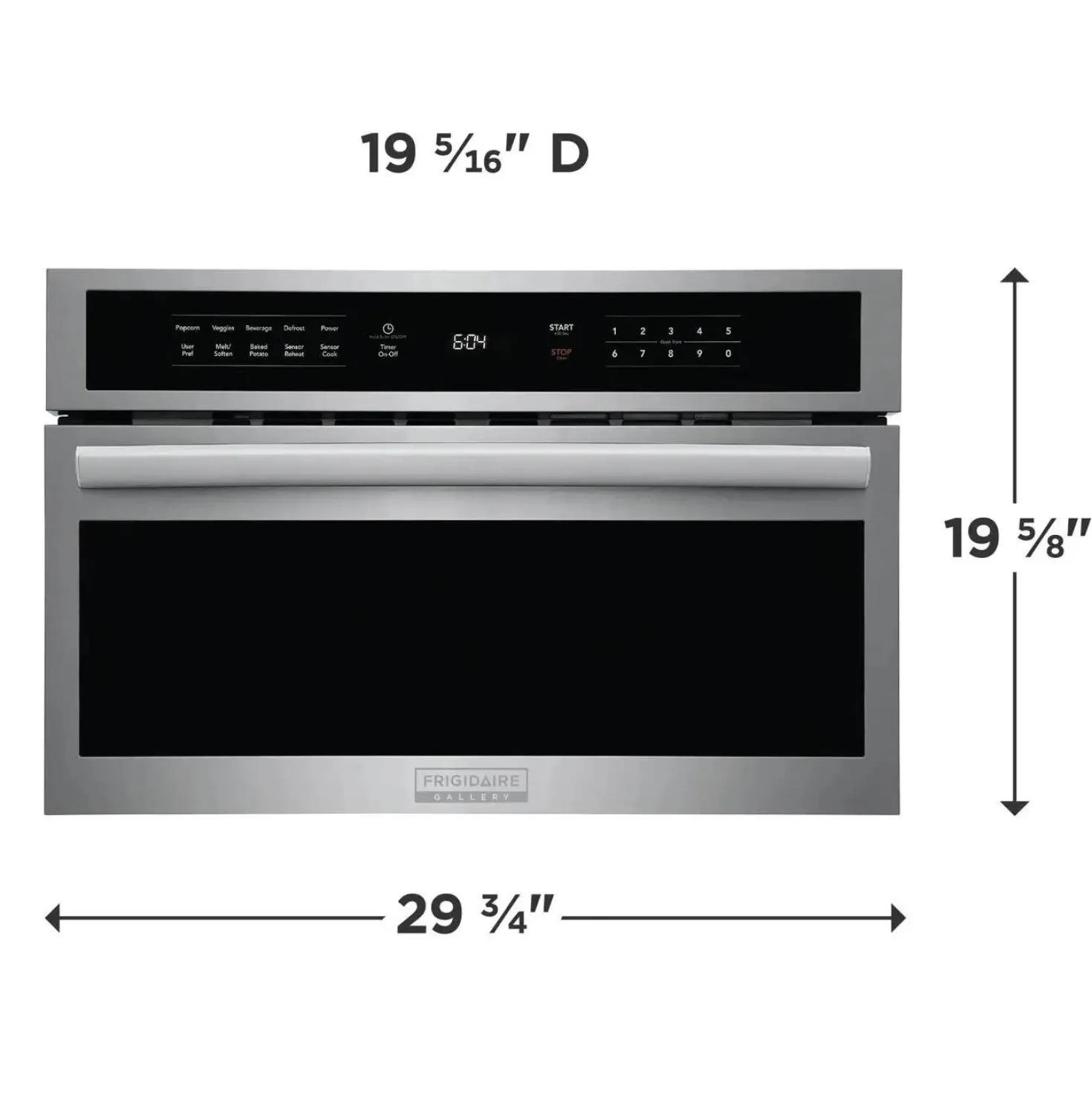FRIGIDAIRE GALLERY Micro-ondes Inox noir30" GMBD3068AF