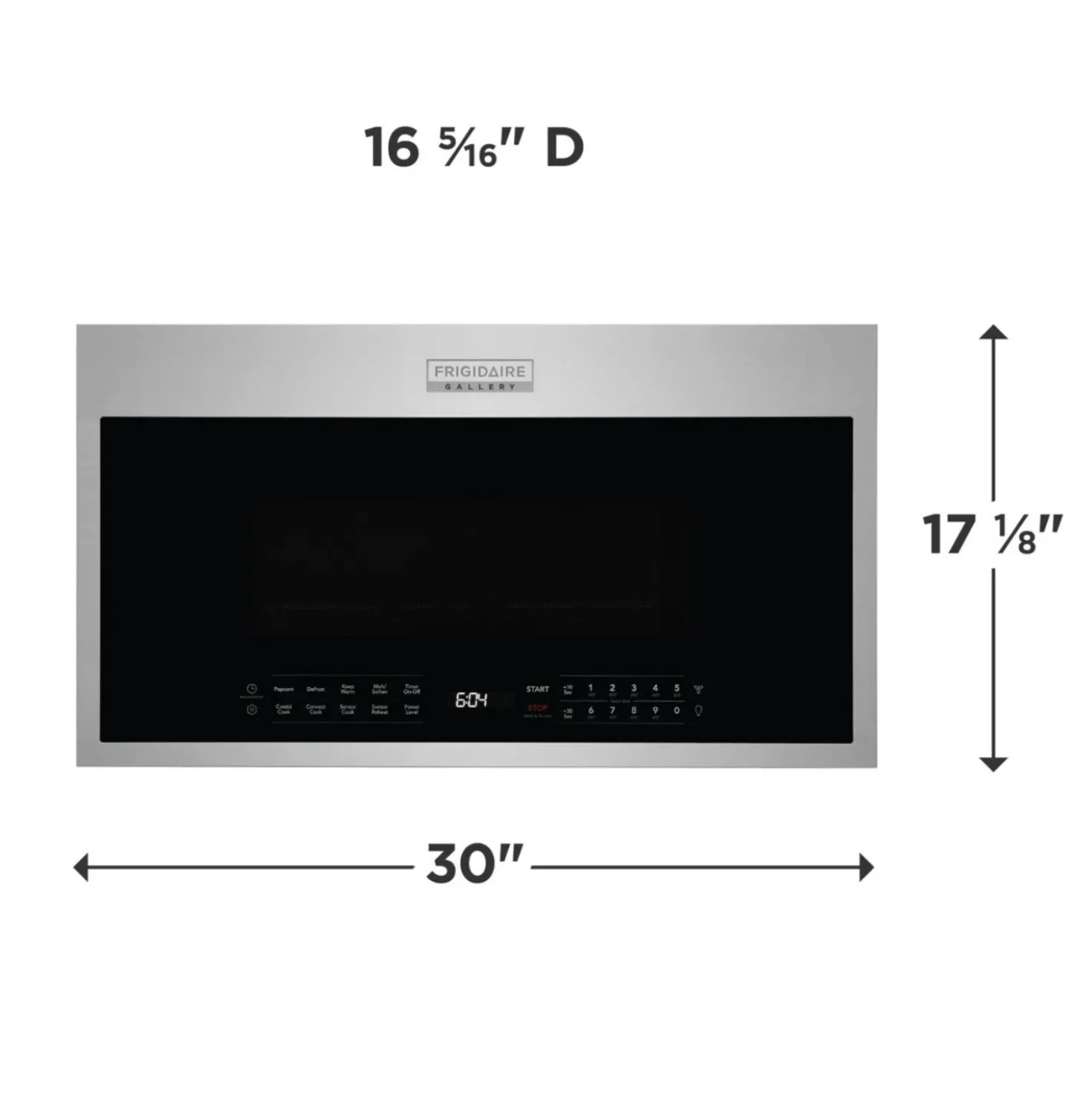 FRIGIDAIRE GALLERY Micro-ondes, Inox, 30", 900W, 400