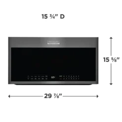 FRIGIDAIRE GALLERY Micro-ondes/hotte, Inox noir, 30
