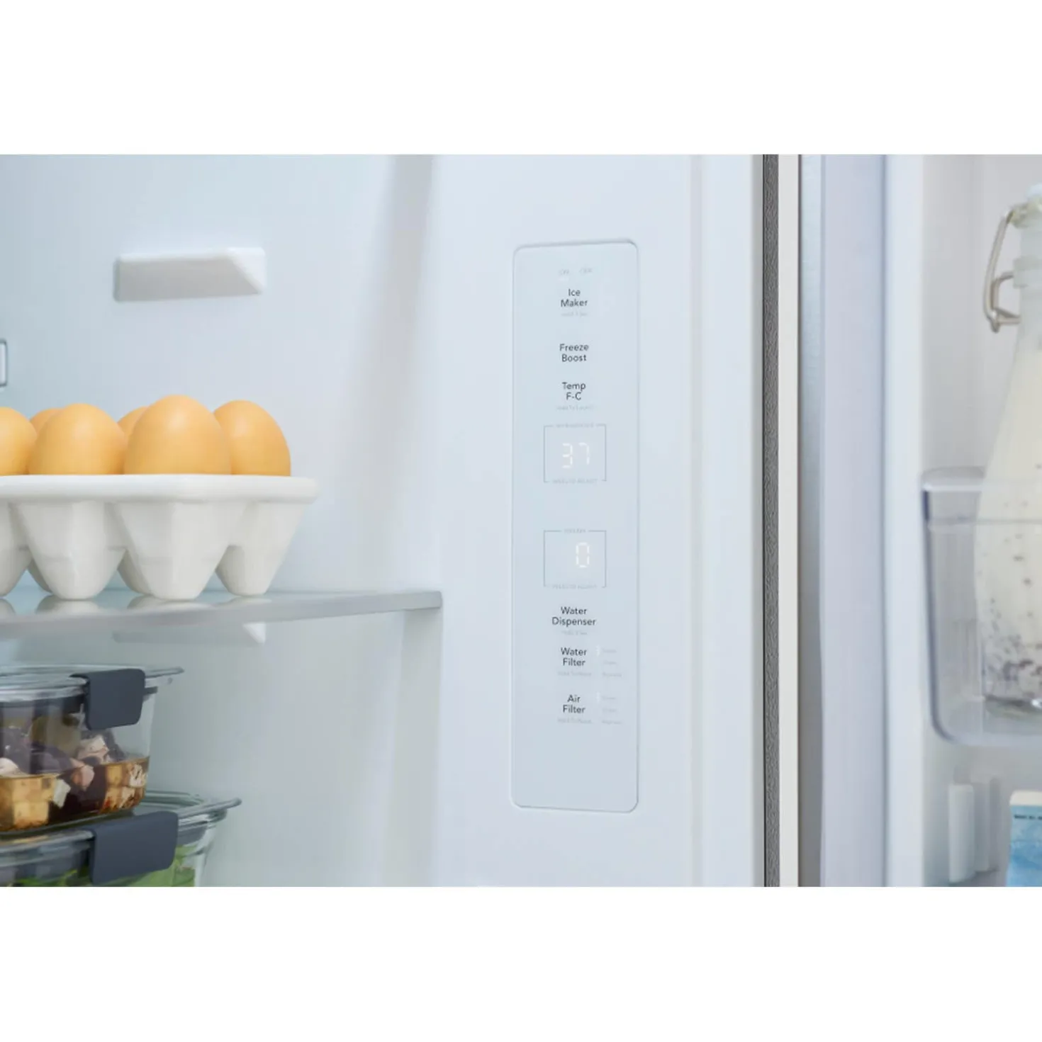FRIGIDAIRE GALLERY Réfrigérateur 20 pi3 30 po Inox Congélateur en bas - GRBN2012AF