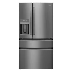 FRIGIDAIRE GALLERY Réfrigérateur 21,5 pi3 36 po Inox noir Congélateur en bas, Portes françaises - GRMC2273CD