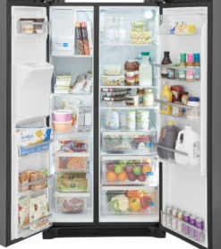 FRIGIDAIRE GALLERY Réfrigérateur 22,2 pi3 36 po Inox noir Côte à côte - GRSC2352AD