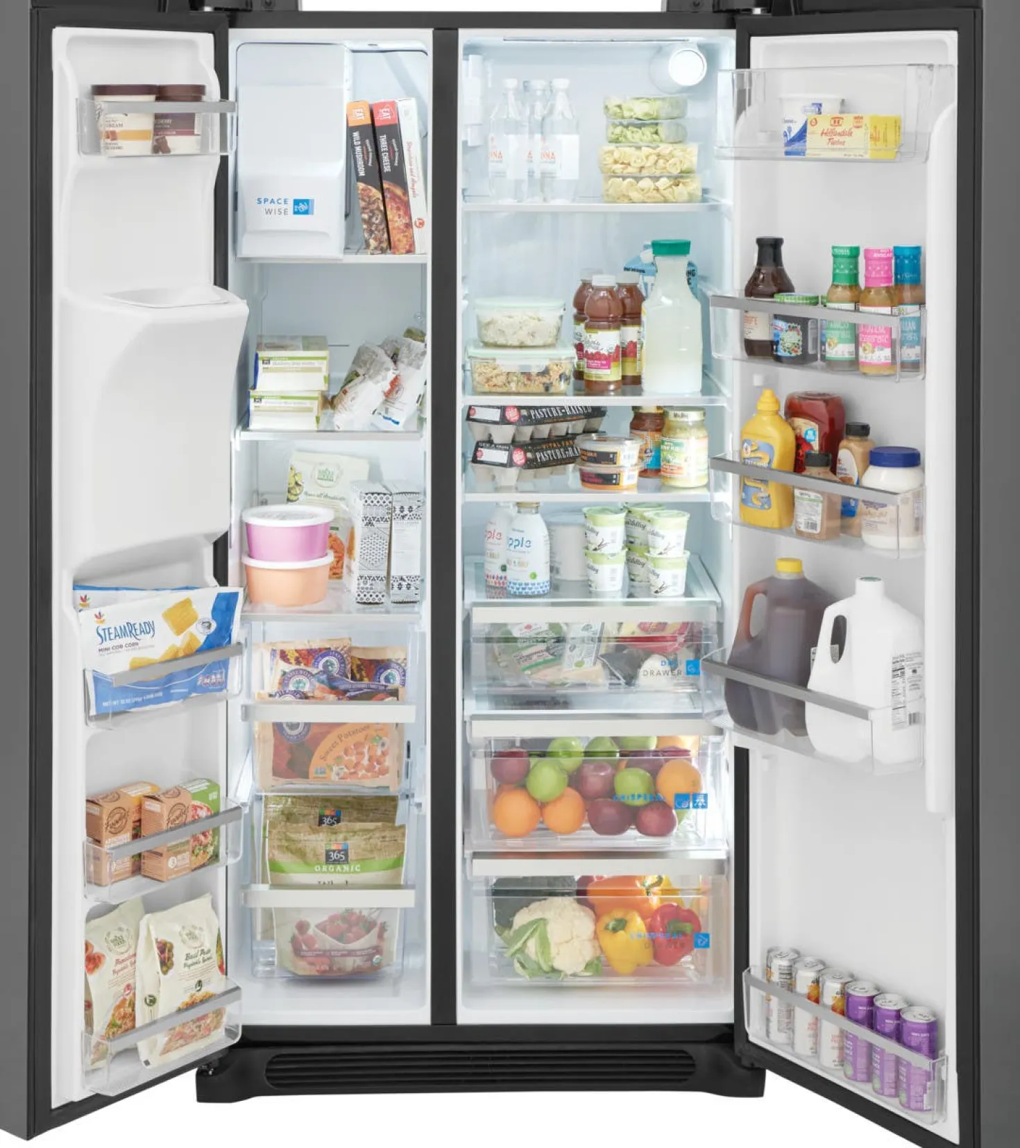 FRIGIDAIRE GALLERY Réfrigérateur 22,2 pi3 36 po Inox noir Côte à côte - GRSC2352AD