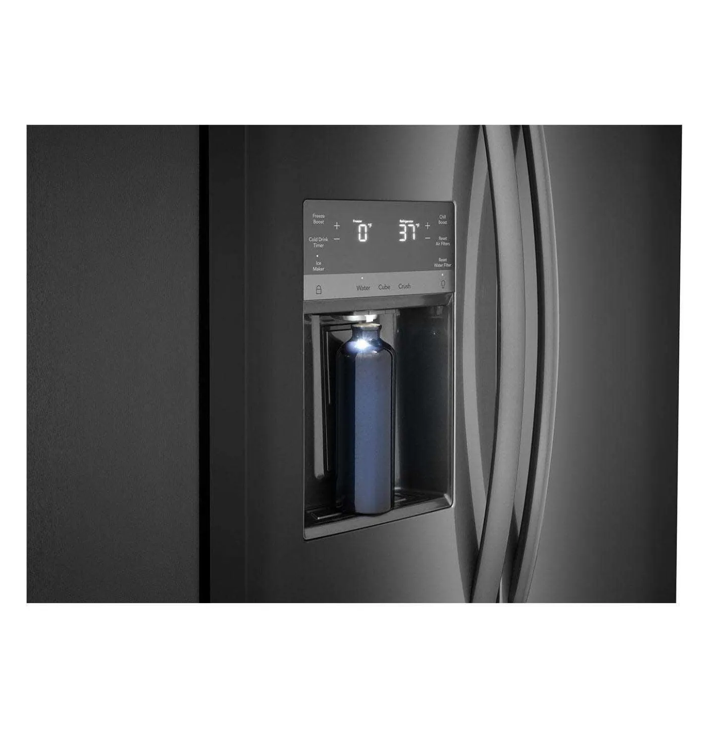 FRIGIDAIRE GALLERY Réfrigérateur 22,2 pi3 36 po Inox noir Côte à côte - GRSC2352AD