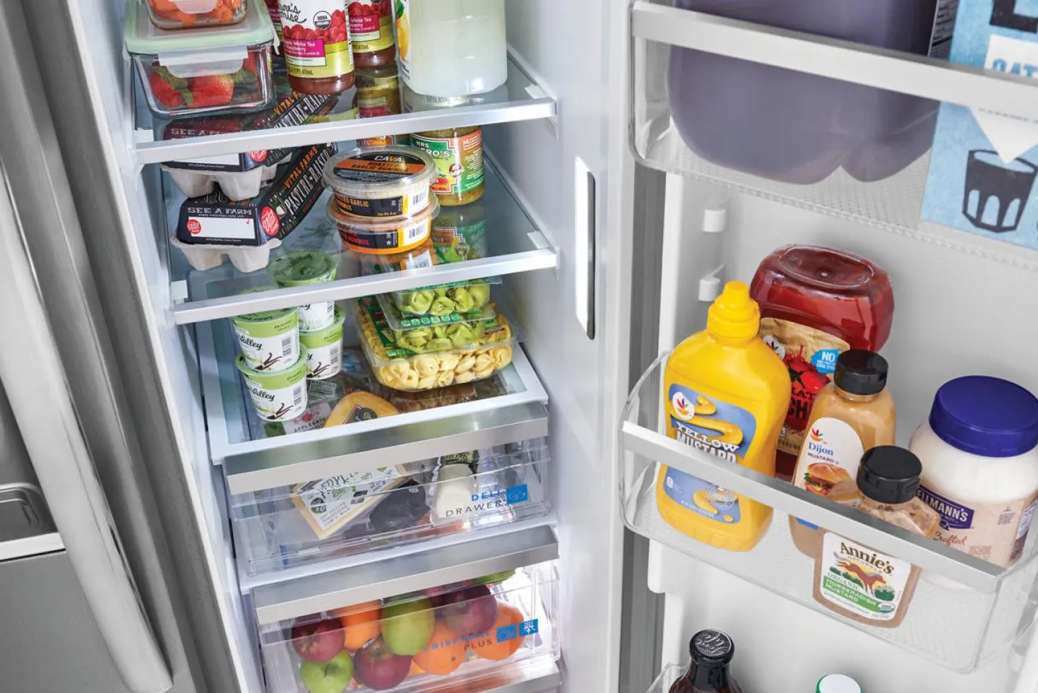 FRIGIDAIRE GALLERY Réfrigérateur 22,3 pi3 33 po Inox Côte à côte - GRSS2352AF