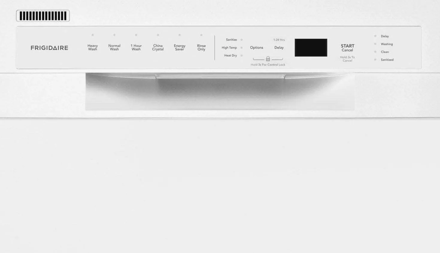 FRIGIDAIRE Lave-vaisselle Encastré Blanc 18" 52dB - FFBD1831UW