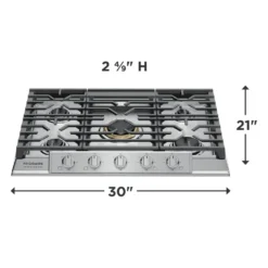 Frigidaire Professional Plaque de cuisson Gaz Inox 30