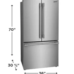 Frigidaire Professional Réfrigérateur 23,3 pi3 36 po Inox Portes françaises - PRFG2383AF