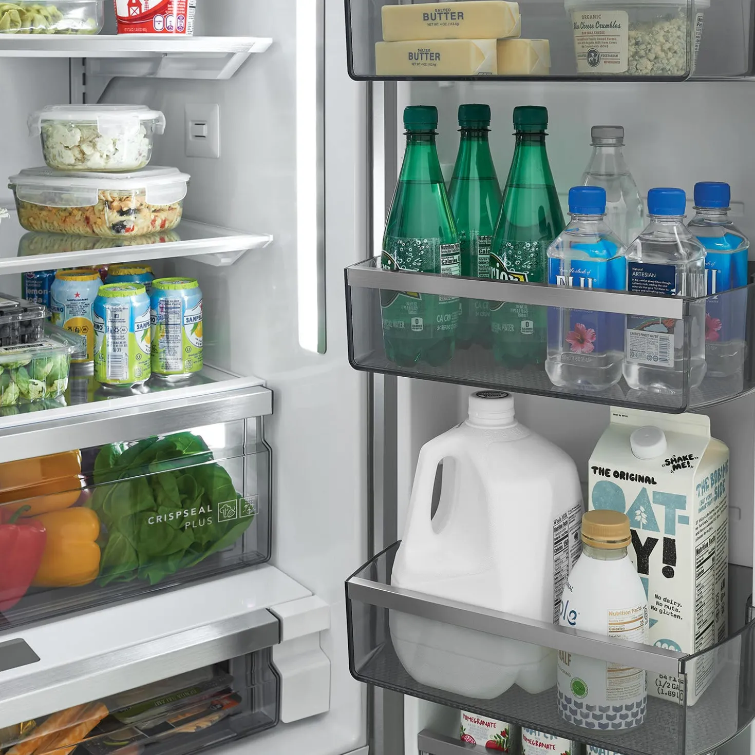 Frigidaire Professional Réfrigérateur 28 pi 3 36 po Inox Portes françaises - PRFS2883AF