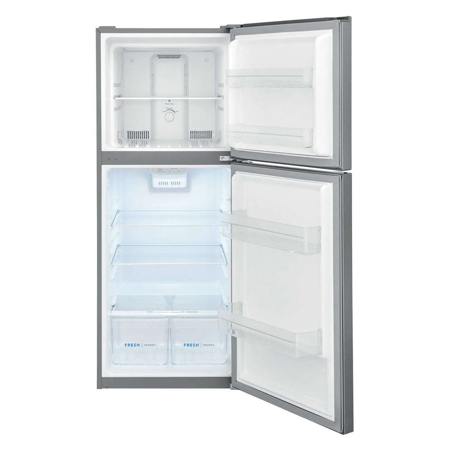FRIGIDAIRE Réfrigérateur 10,1 pi3 24 po Inox Congélateur en haut - FFET1022UV