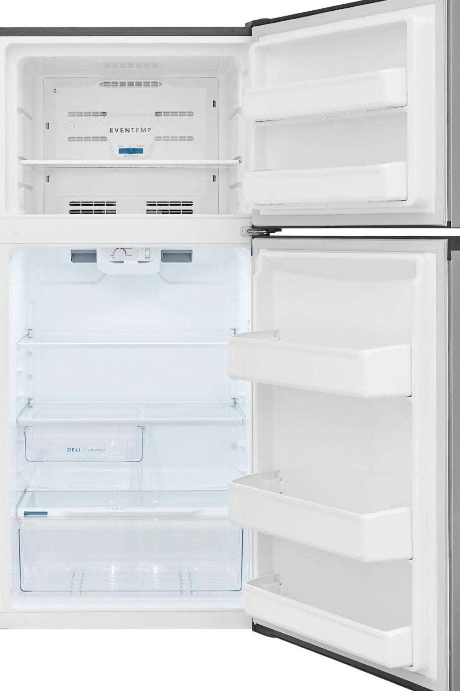FRIGIDAIRE Réfrigérateur 13,9 pi3 27 po Inox Congélateur en haut - FFHT1425VV