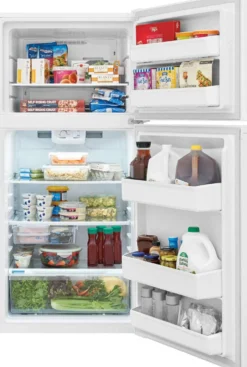 FRIGIDAIRE Réfrigérateur 13,9 pi3 27 po Blanc Congélateur en haut - FFHT1425VW