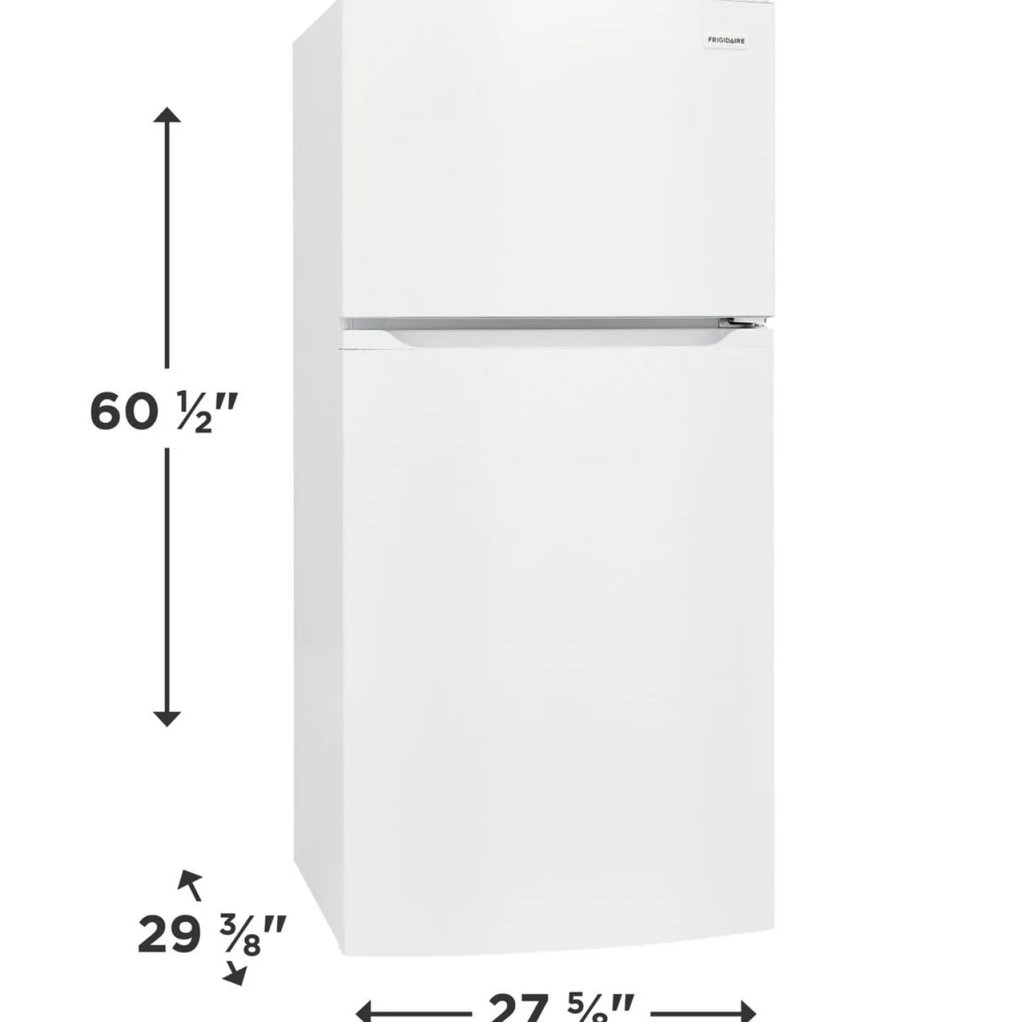 FRIGIDAIRE Réfrigérateur 13,9 pi3 27 po Blanc Congélateur en haut - FFHT1425VW