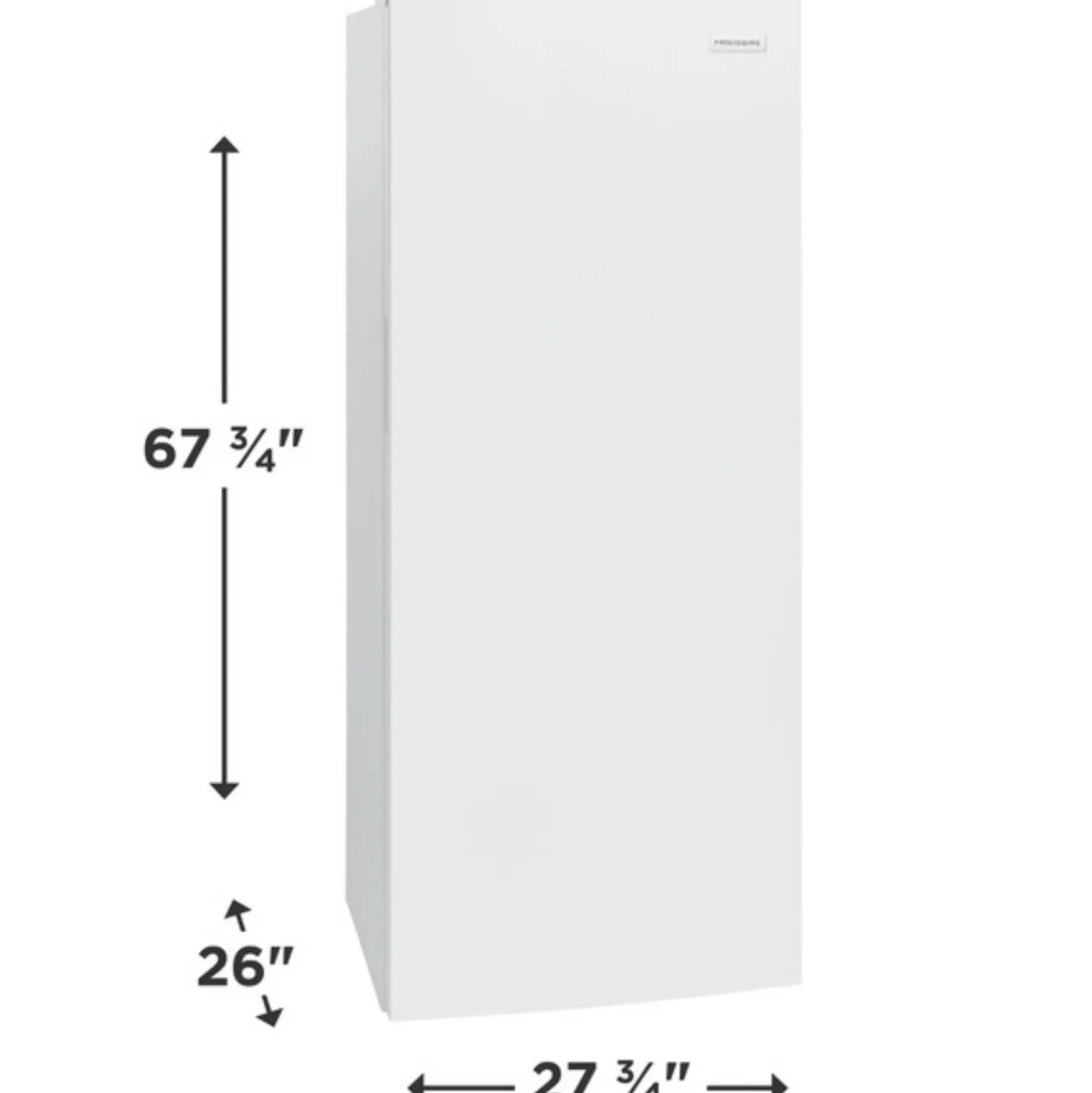 FRIGIDAIRE Réfrigérateur 13 pi 28 po Blanc Congélateur convertible - FFUE1326AW