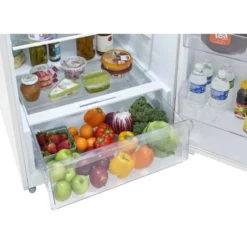 FRIGIDAIRE Réfrigérateur 16 pi3 28 po Blanc Congélateur en haut - FRTE1622AW