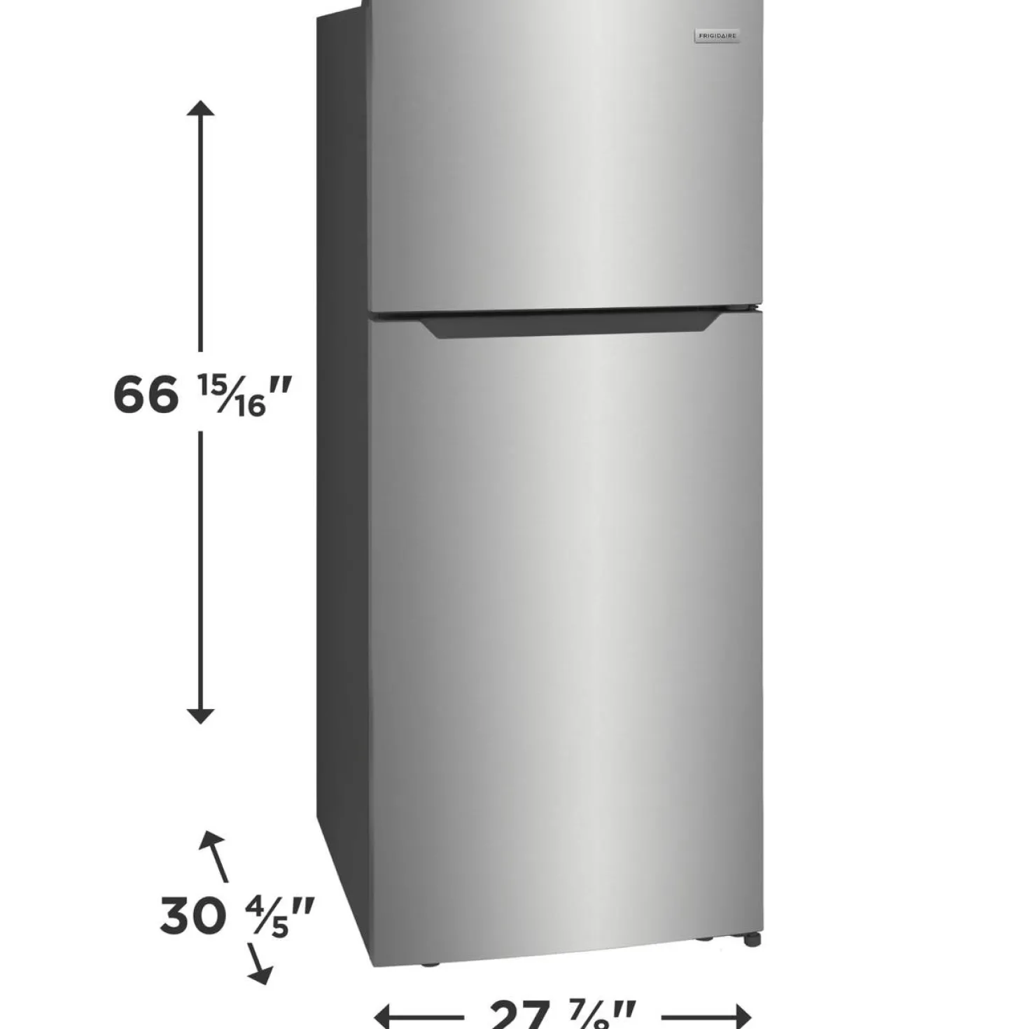 FRIGIDAIRE Réfrigérateur 17,6 pi3 28 po Inox Congélateur en haut - FFHT1822UV