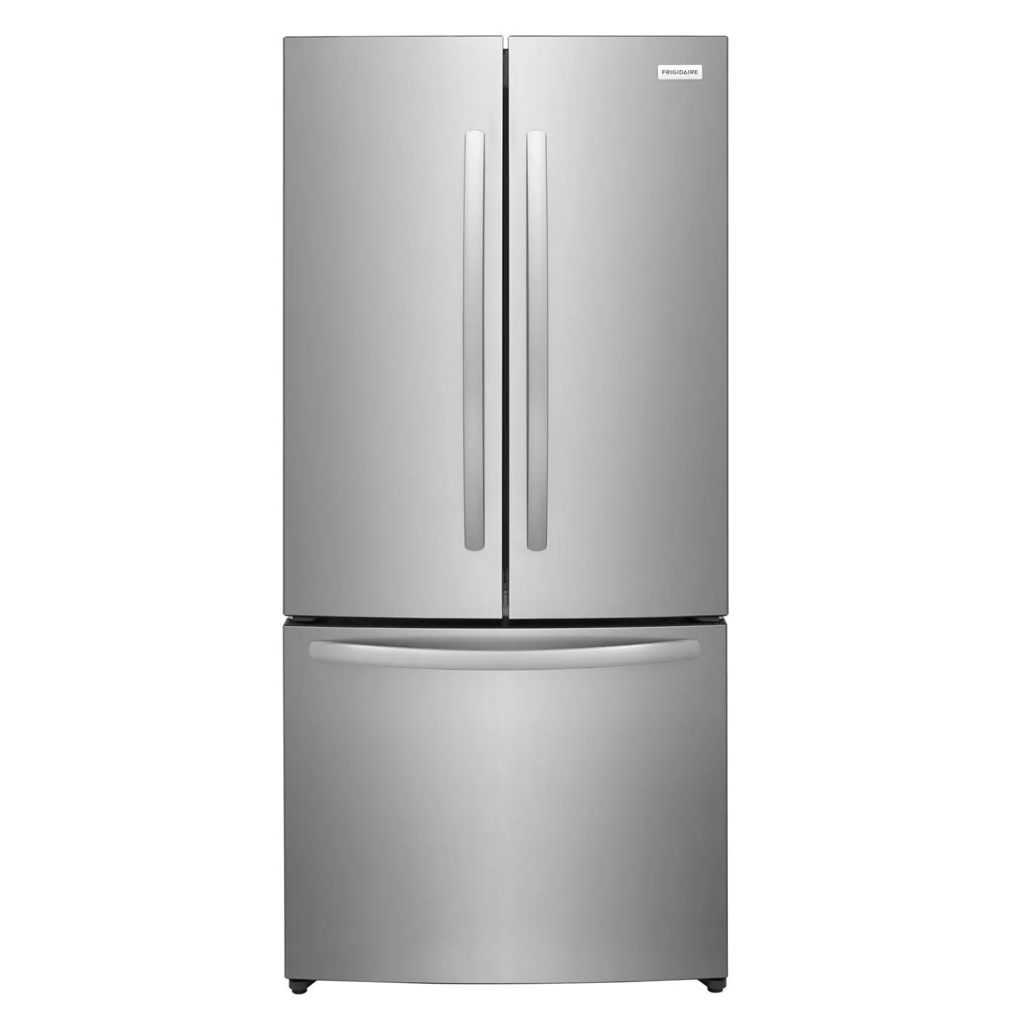 FRIGIDAIRE Réfrigérateur 17,6 pi3 32 po Inox Congélateur en bas, Portes françaises - FRFG1723AV