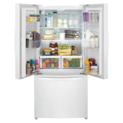 FRIGIDAIRE Réfrigérateur 18 pi3 32 po Blanc Portes françaises - FRFG1723AW