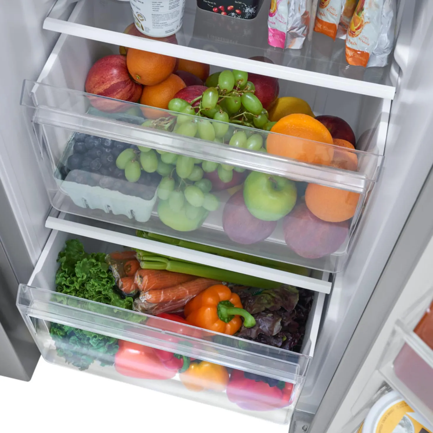FRIGIDAIRE Réfrigérateur 21,4 pi3 36po Inox Côte à côte - FRSG2115AV
