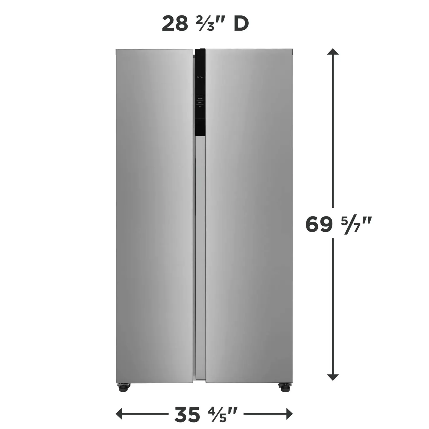 FRIGIDAIRE Réfrigérateur 21,4 pi3 36po Inox Côte à côte - FRSG2115AV