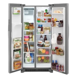 FRIGIDAIRE Réfrigérateur 22,3 pi3 33 po Inox Portes françaises - FRSS2323AS