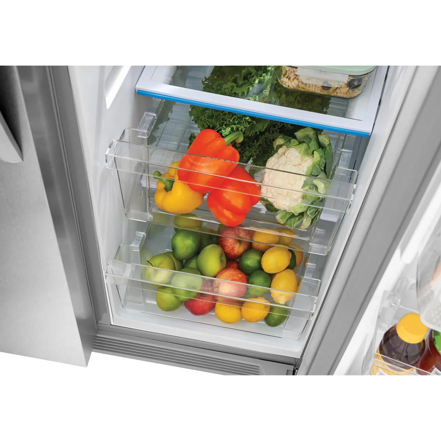 FRIGIDAIRE Réfrigérateur 22,3 pi3 33 po Inox Portes françaises - FRSS2323AS