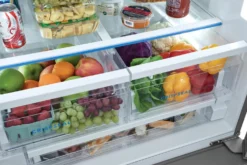 FRIGIDAIRE Réfrigérateur 27,8 pi3 36 po Inox Congélateur en bas, Portes françaises - FRFS2823AS