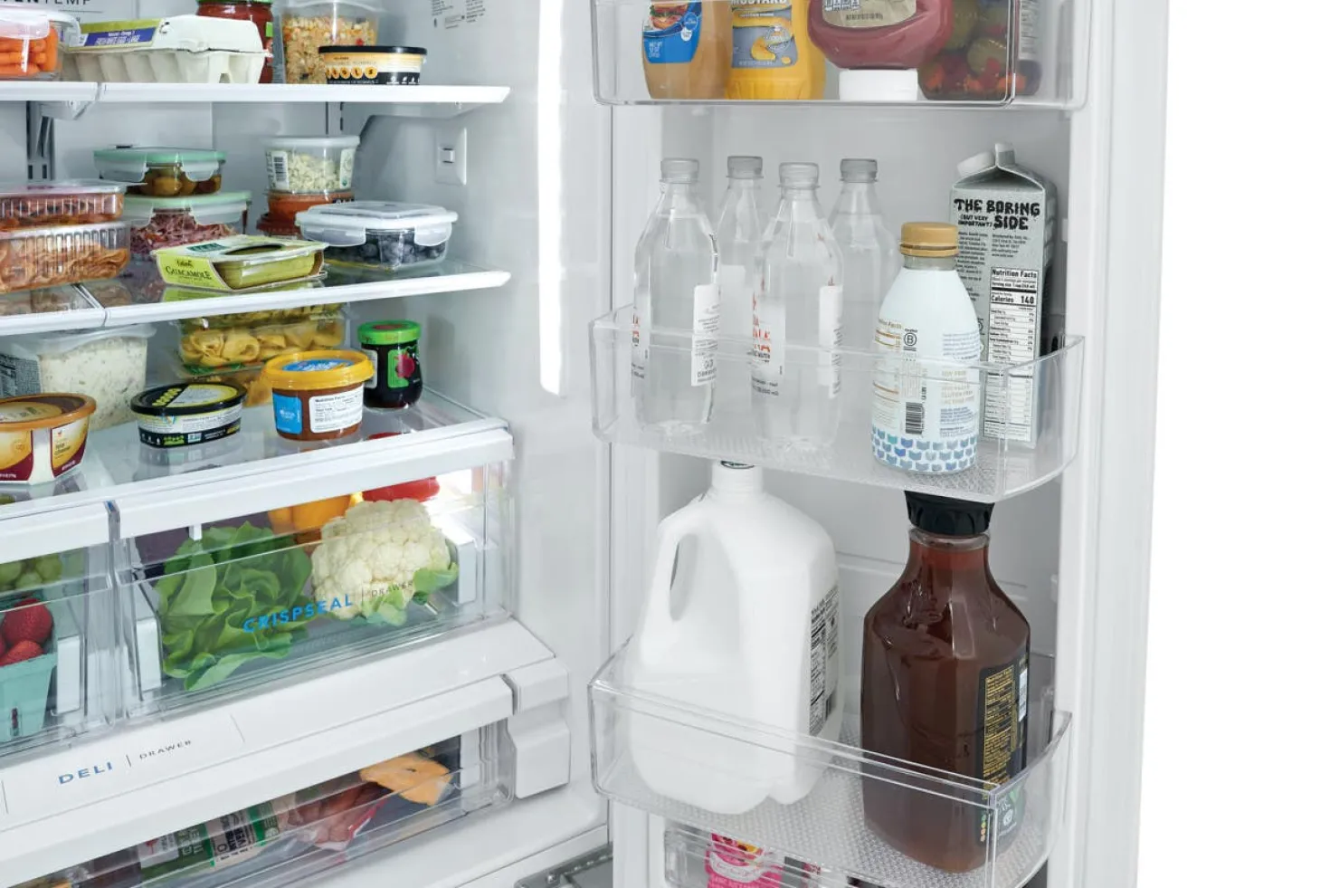 FRIGIDAIRE Réfrigérateur 27,8 pi3 36 po Blanc Congélateur en bas, Portes françaises - FRFS2823AW