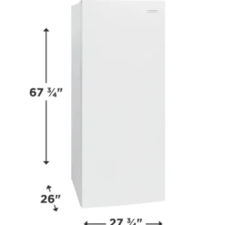FRIGIDAIRE Réfrigérateur vertical prêt pour le garage 16 pi Blanc Tout réfrigérateur - FRAE1626AW