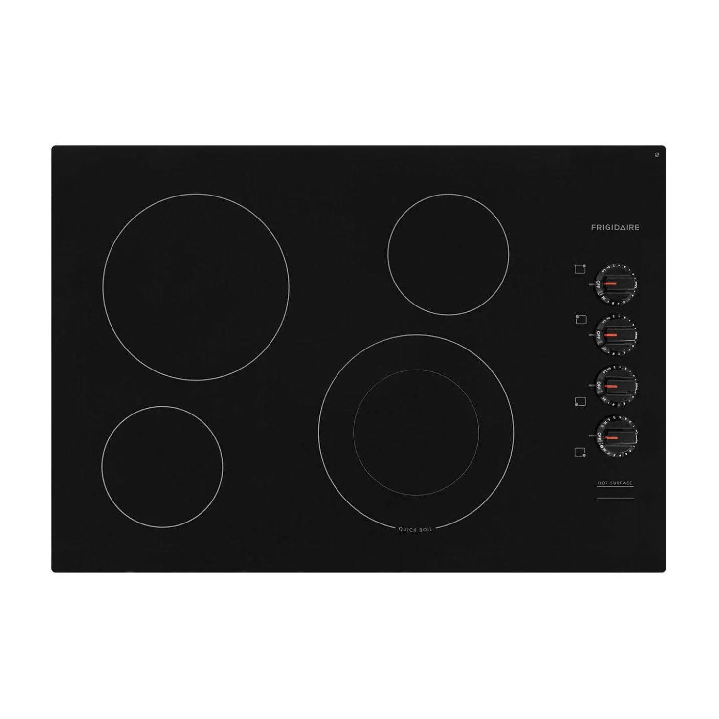 FRIGIDAIRE Table de cuisson Vitrocéramique Noir 30" Électrique Noir - FFEC3025UB