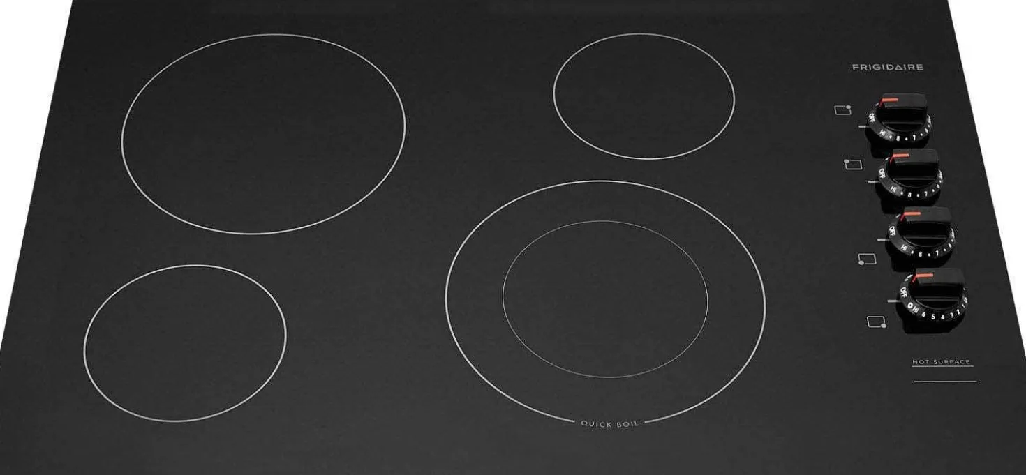 FRIGIDAIRE Table de cuisson Vitrocéramique Noir 30" Électrique Noir - FFEC3025UB