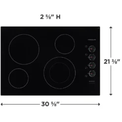 FRIGIDAIRE Table de cuisson Vitrocéramique Noir 30