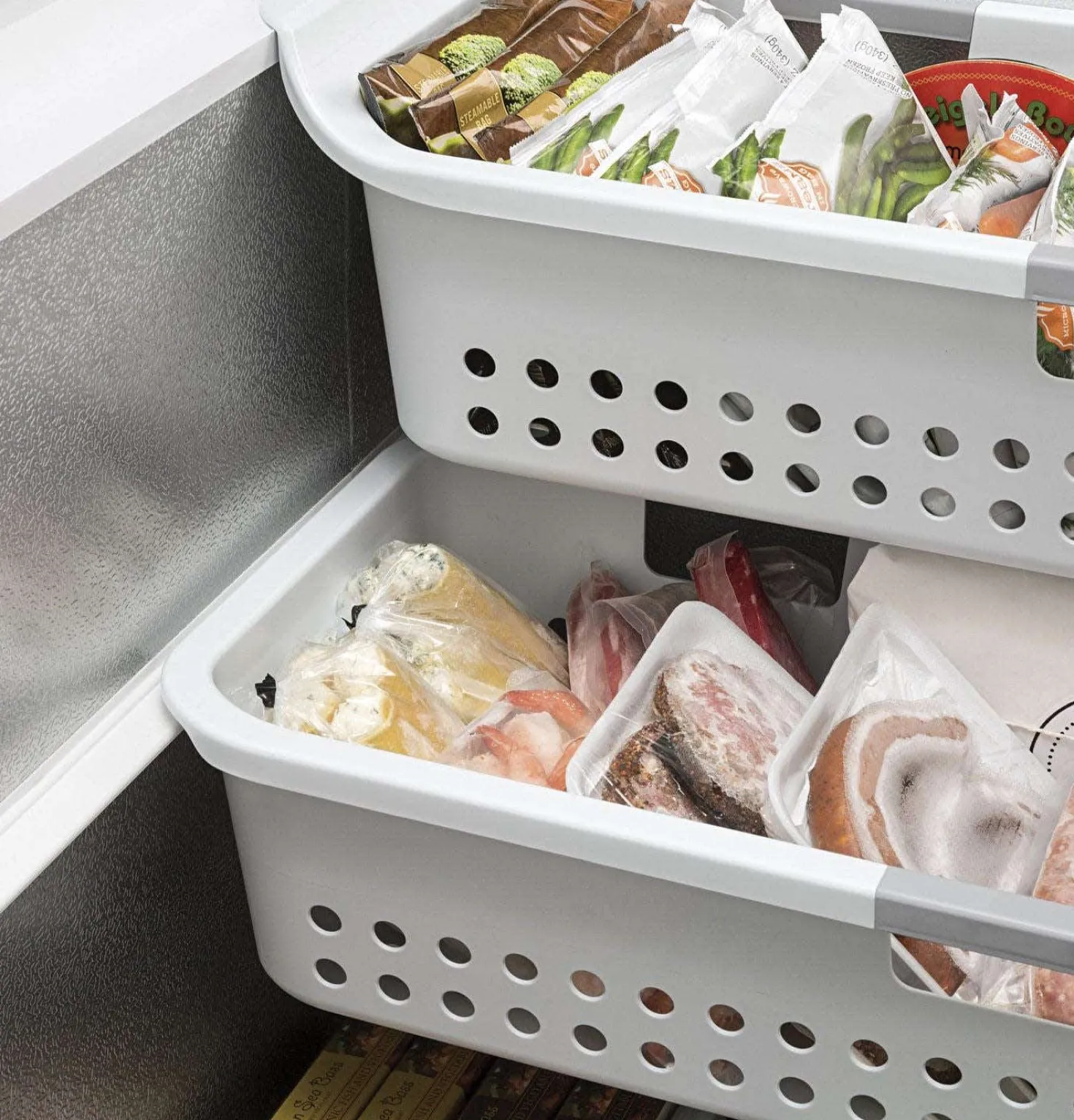 GE Congélateur 21,7 pi3, Blanc, Horizontal, 73.25" - FCM22DLWW