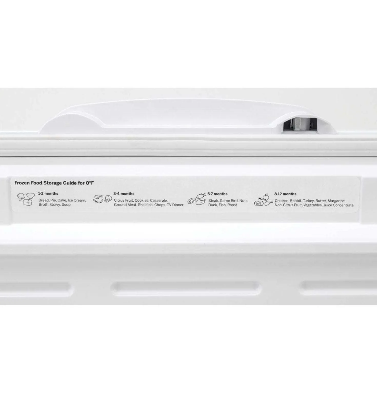GE Congélateur 21,7 pi3, Blanc, Horizontal, 73.25" - FCM22DLWW