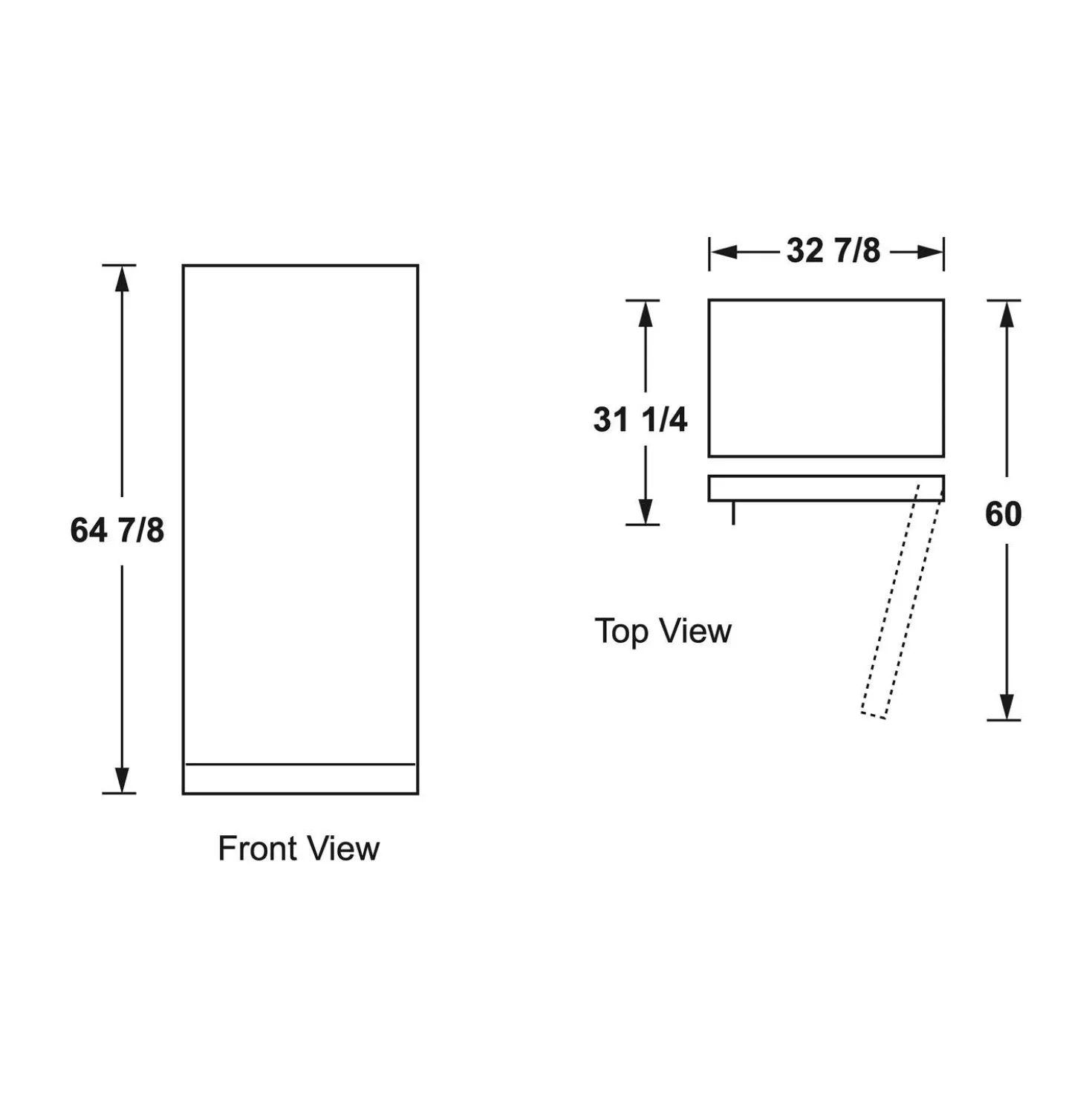 GE Congélateur 17 pi3, Blanc, Vertical, 33" - FUF17DLRWW
