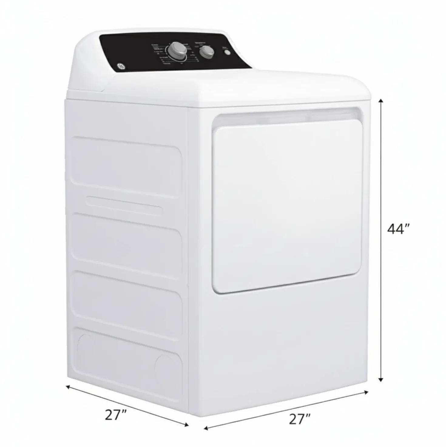 GE Ensemble laveuse sécheuse, Blanc, Chargement par le haut